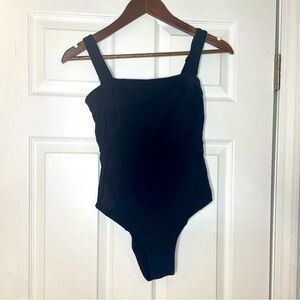 JETS Australia by Jessika Allen classic black one-piece swimsuit - size 6